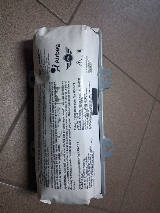 Poduszka airbag pasażera mini countryman r60