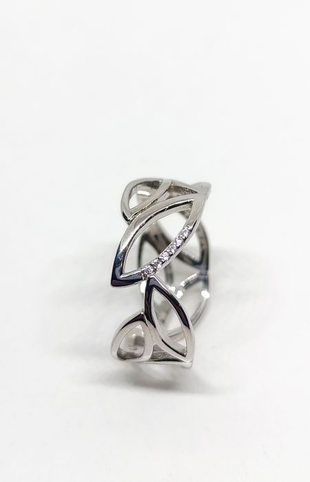 Pierścionek, obrączka srebrna rozm 18