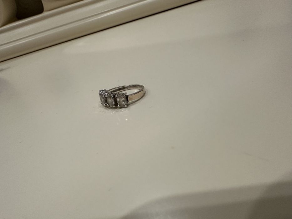 Кольцо серьги серебро 925