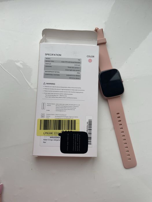 Рожевий Smart Watch