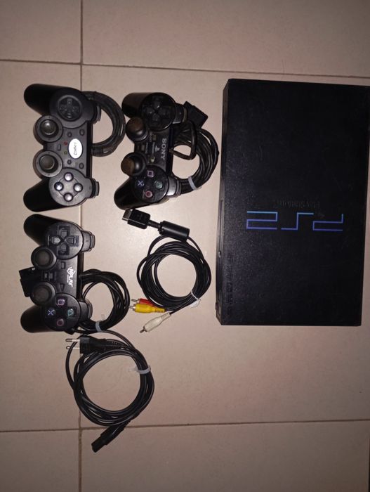 Ps2 Fat com 3 comandos