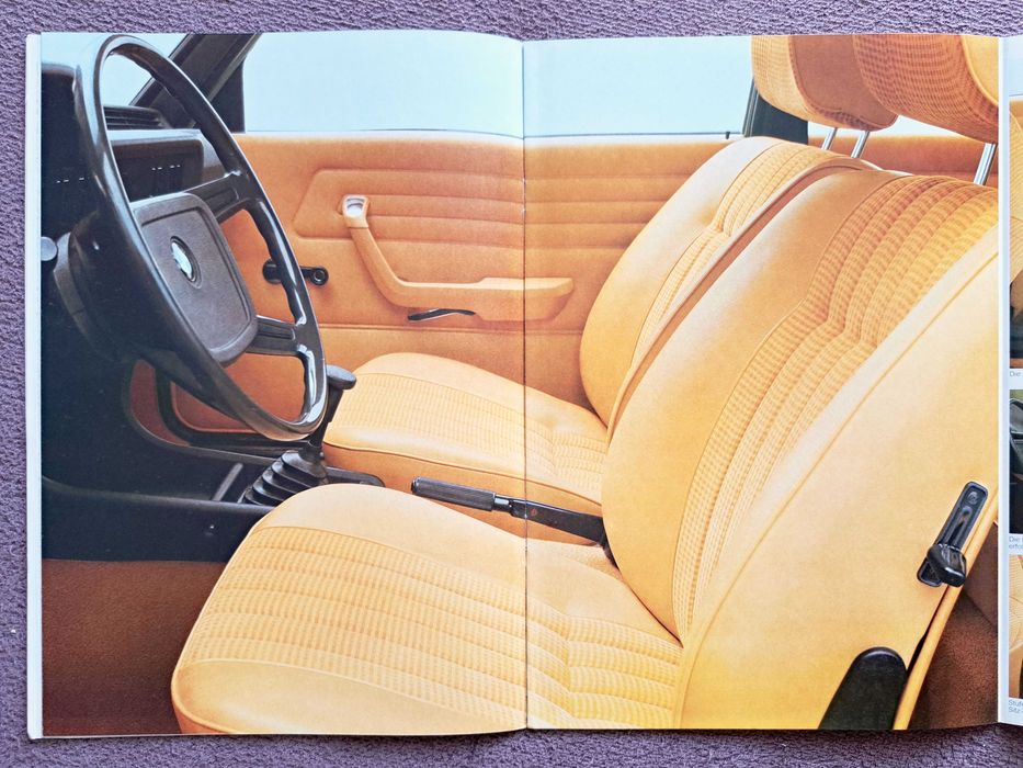 BMW 3 E21 - 1975 ( 316, 318, 320, 320i ) prospekt 51 lat ! 32 strony, stan BDB-