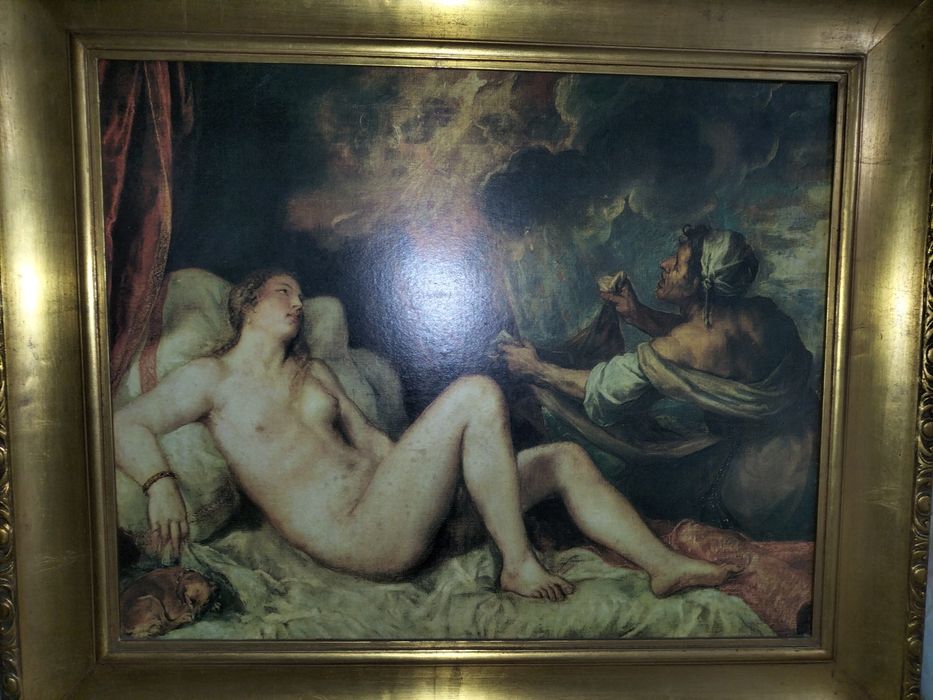 Quadro de Titian - Danae