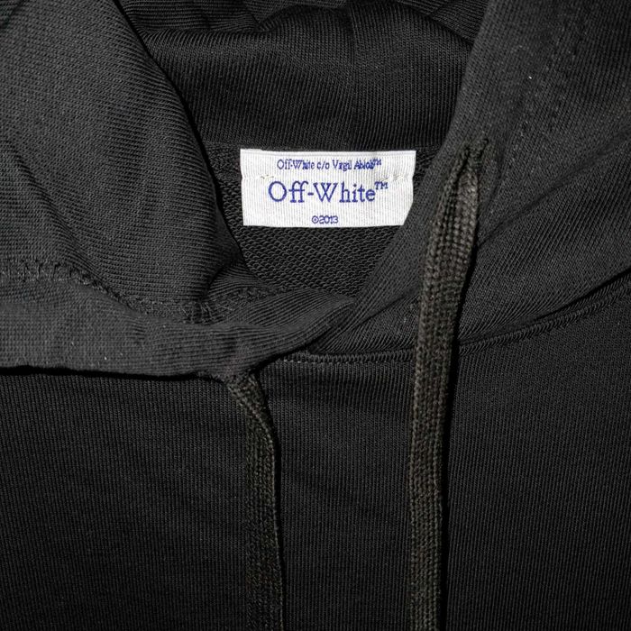 bluza z kapturem czarna męska Off White rozmiar XXL