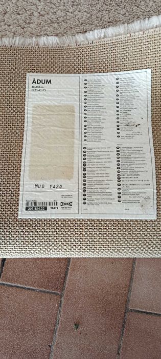 Tapete Adum 80x150 bege