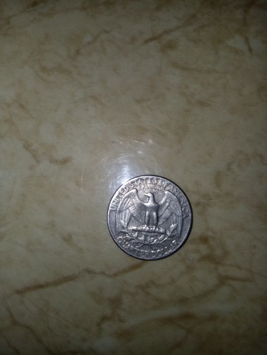 Монета США 25 центів LIBERTY 1967 року (блискуча)