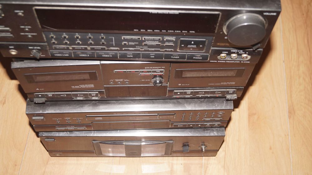 Wieża Sony ST-D709 Retro Deck CDP Kolekcjonerska wygląda że Sprawna