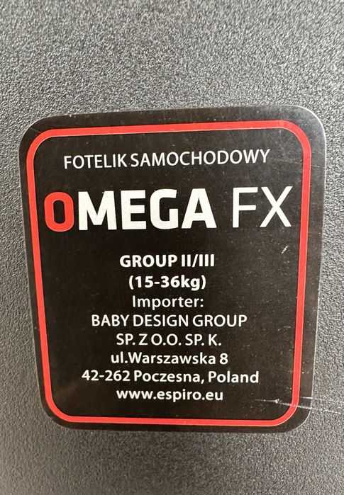 Fotelik samochodowy