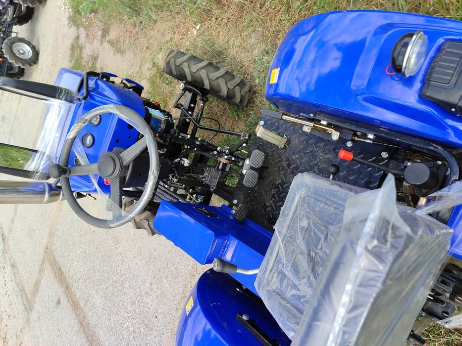 Трактор Кентавр 160ВN премиум модель с фрезой и плугом