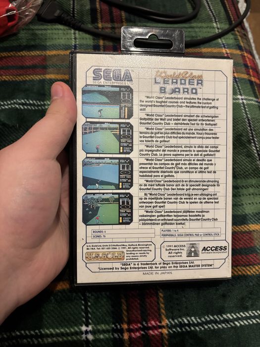 World Class Leader Board Sega Master System