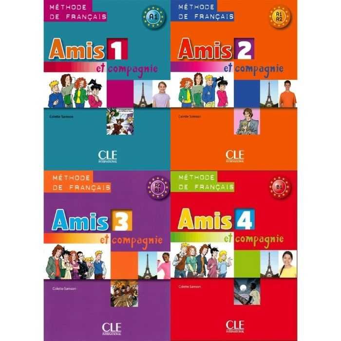 Amis 1, 2, 3, 4 Livre + Cahier