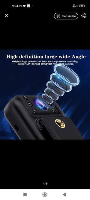 Câmara para gravação/TOP