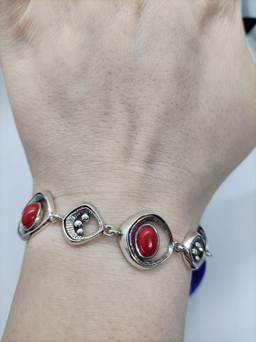 Elegancka bransoletka ze srebra, srebro 925