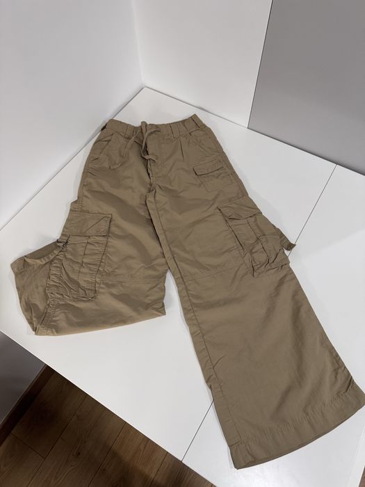 Spodnie bojówki cargo H&M 140