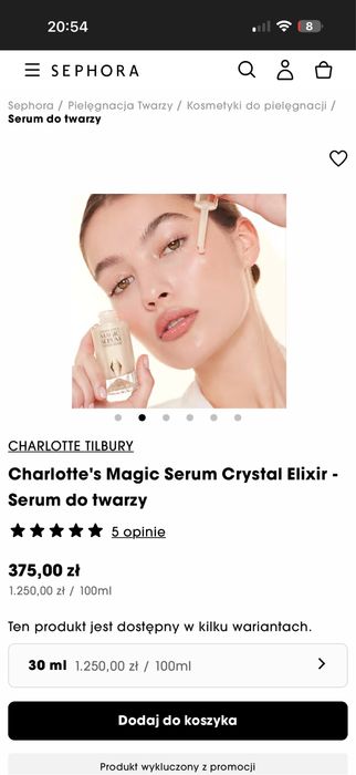 Serum Charlotte Tilbury Crystal Elixir