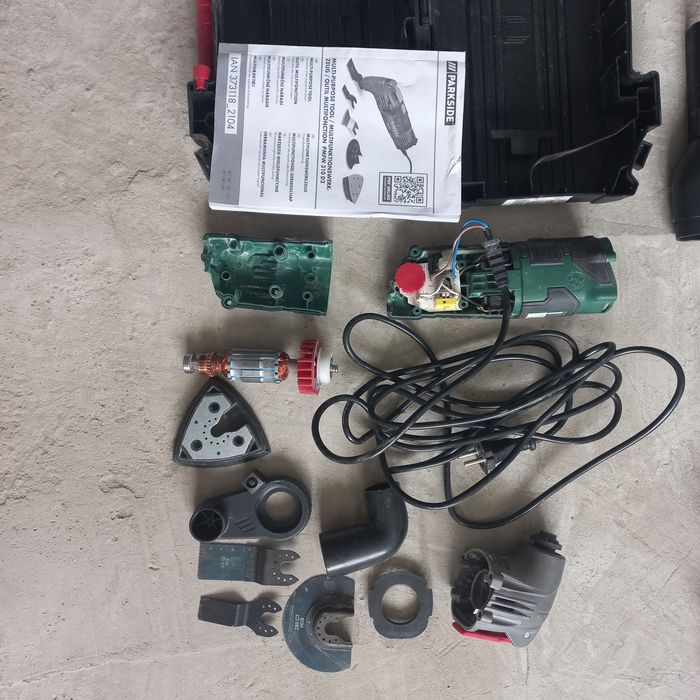 Parkside по запчастинах, лобзик, шуруповерт, паркетка, реноватор