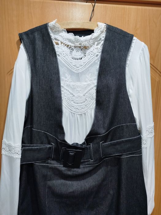 Sukienka 46/48/50 jeans elegancka