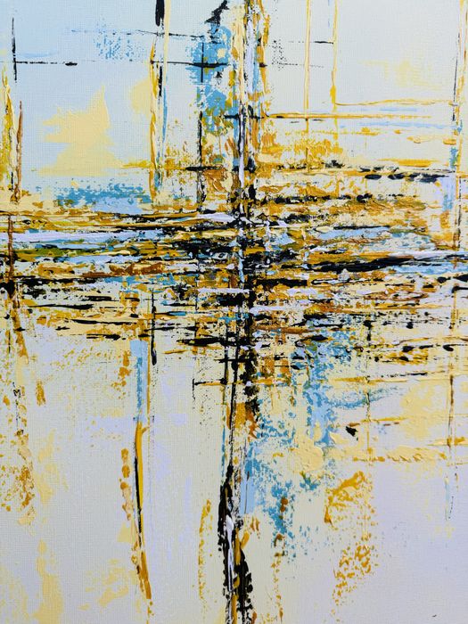 Quadro abstrato 100x70cm