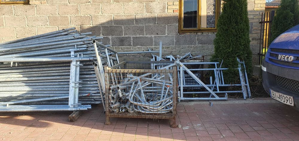 Rusztowanie używane elewacyjne poznańskie plettac dostawa cała Polska