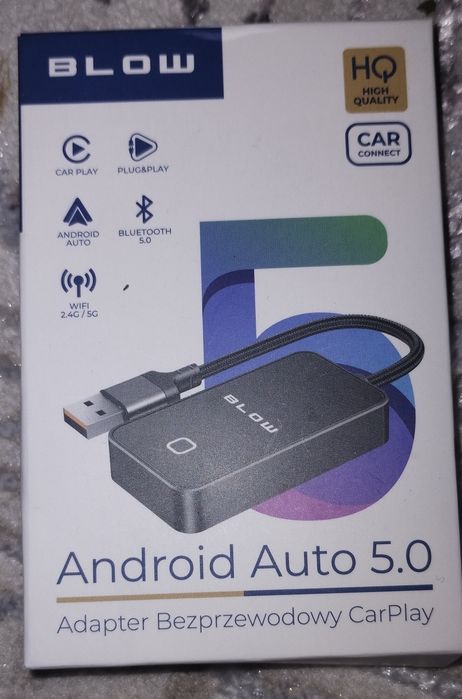 Bezprzewodowy adapter USB Carplay Android auto Carconect WIFI Bluetooth