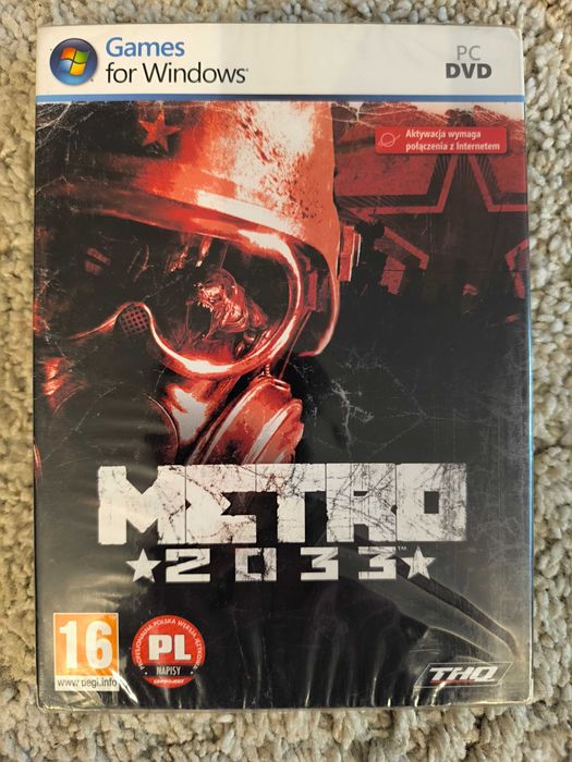 Gra PC Metro 2033 / Edycja premierowa / nowa w folii