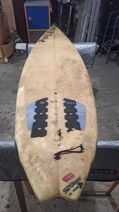 Pollen Fishtail 6.5 Malibu evolution funboard prancha de surf nsp FCS