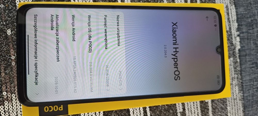 POCO C75 - gwarancja