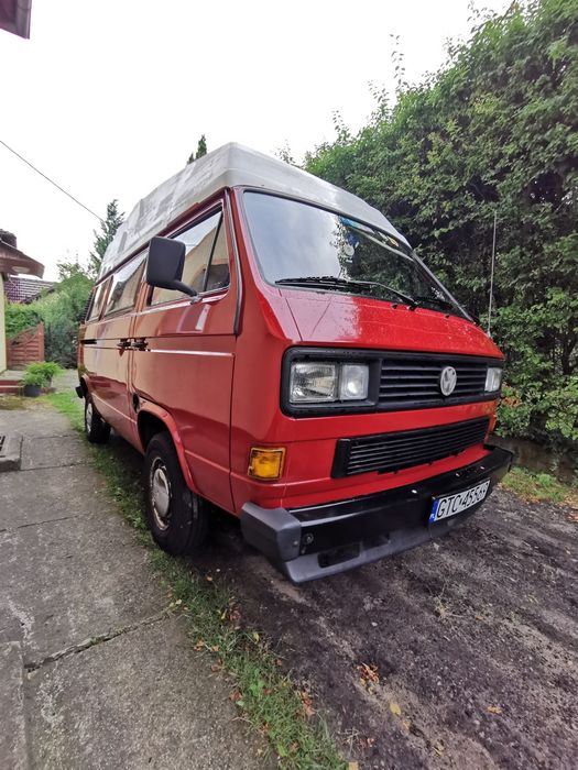 VW T3 Reimo Kamper 1988 oryginalny lakier 165tys km 1.9 Turbo Diesel skrzynia 5b klasyk