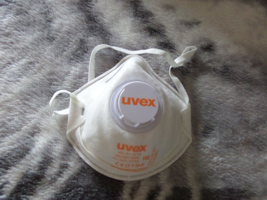MASECZKA OCHRONNA UVEX z filtrem i certyfikatem profesjonalna nowa !!
