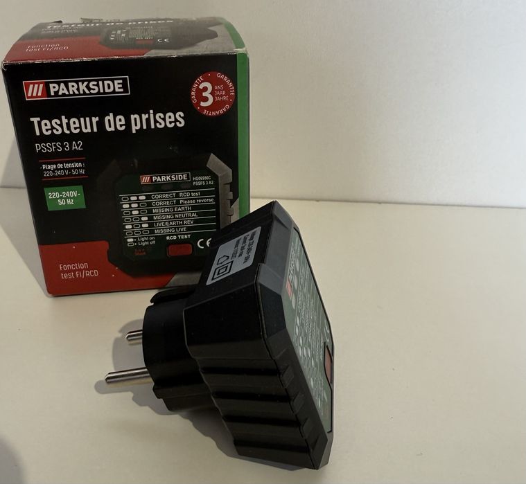 Тестер електричних розеток PARKSIDE® PSSFS 3 A2,