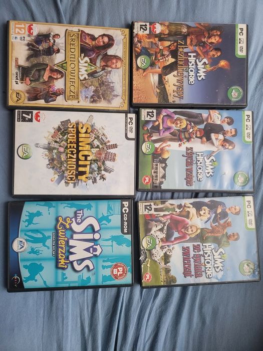 Zestaw gier PC The Sims Różne