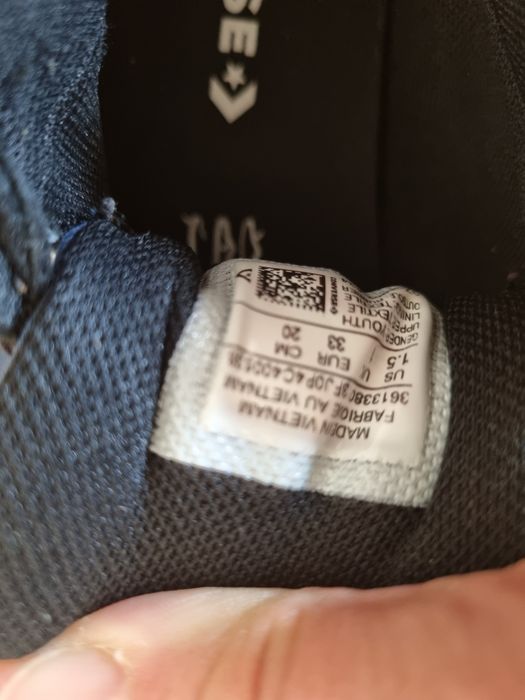 Ténis Converse azuis n 33