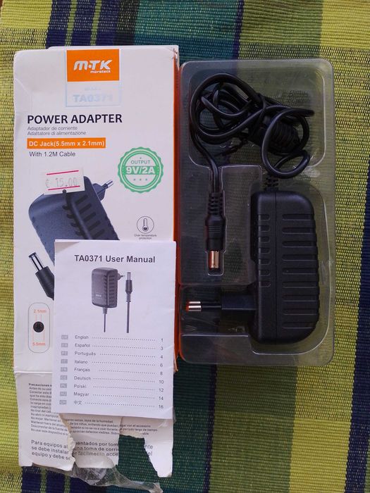 Transformador MTK 9V 2A - NOVO