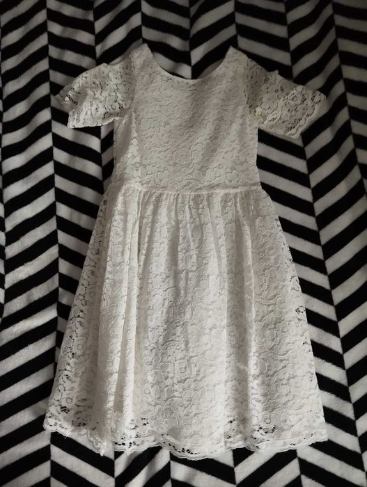 biała dziewczęca sukienka smyk (cool club)