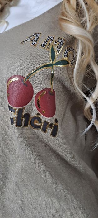 Bluzeczka sweterkowa cherry