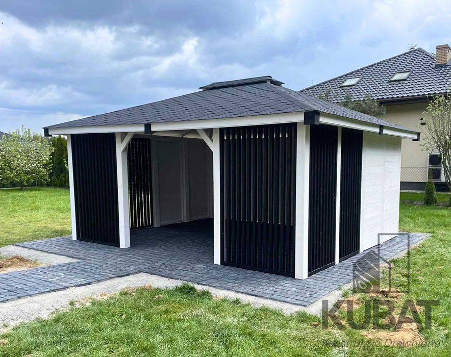 nowoczesna altana ogrodowa 4x5| altanka ogrodowa| altana drewniana