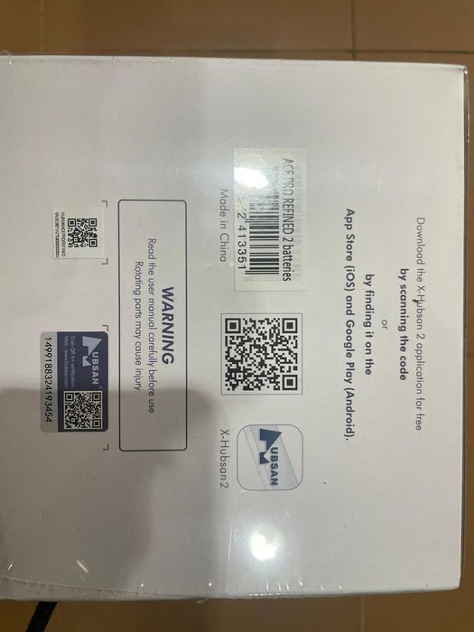 Hubsan Zino Ace Pro c/ bateria extra + mala (ainda selado)