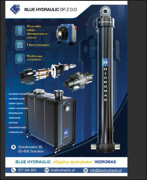 Chłodnica oleju hydraulicznego 120L/min