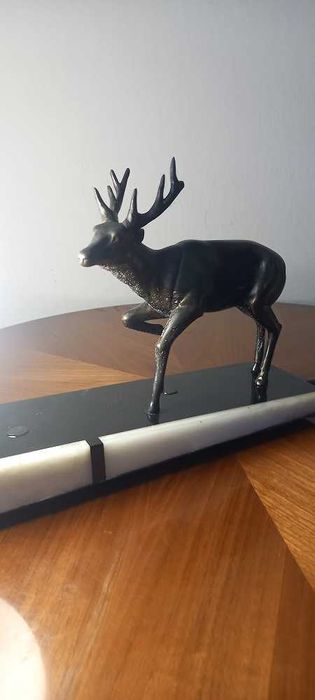 Lampka z jeleniem - w stylu Art Deco. Wysyłka