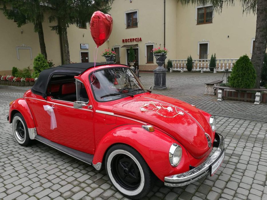 Garbus Cabrio auto do ślubu