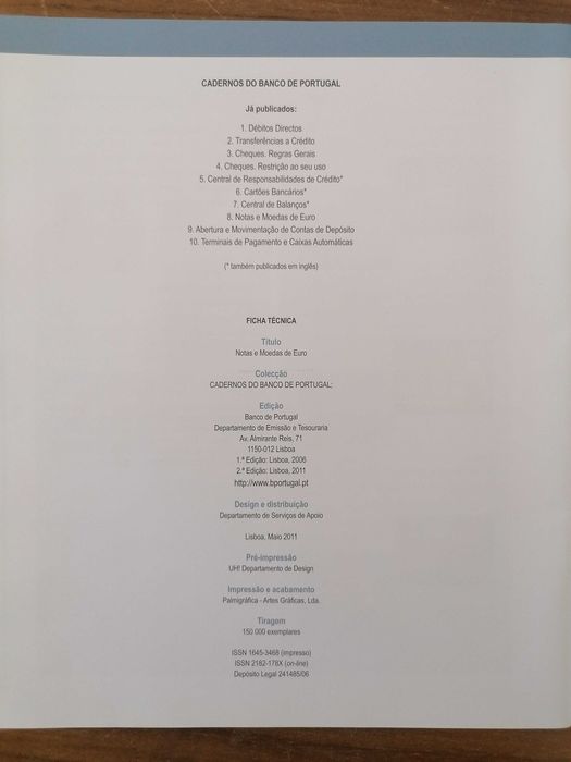 Revista – Notas e Moedas de Euro