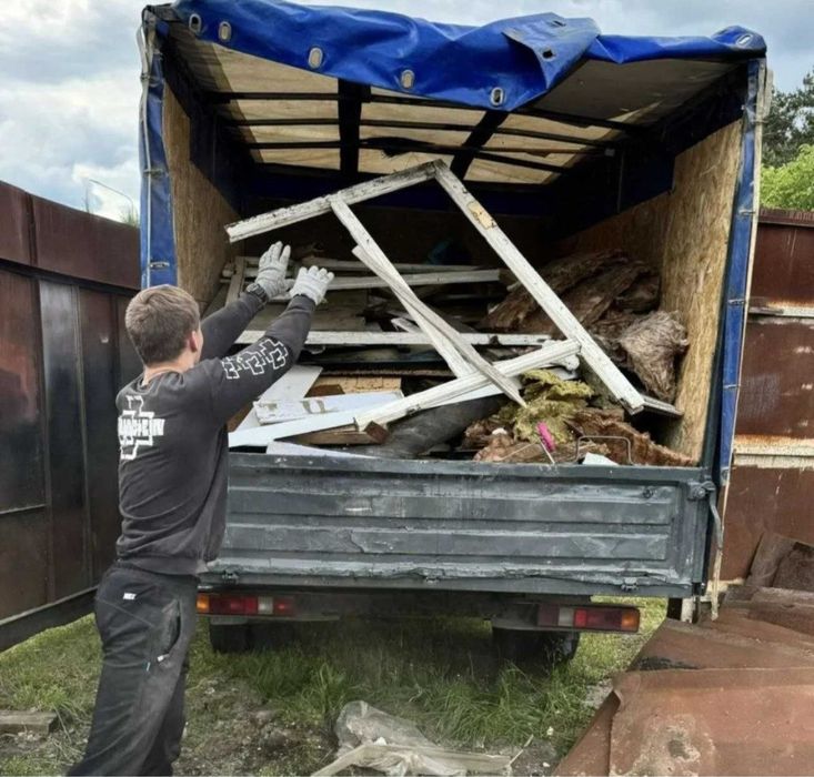 Вивіз сміття/мотлоху/старих речей/ будсміття/Газель/Бус/ЗІЛ/КамА3