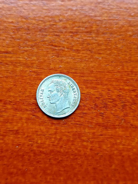 Moeda em prata Venezuela