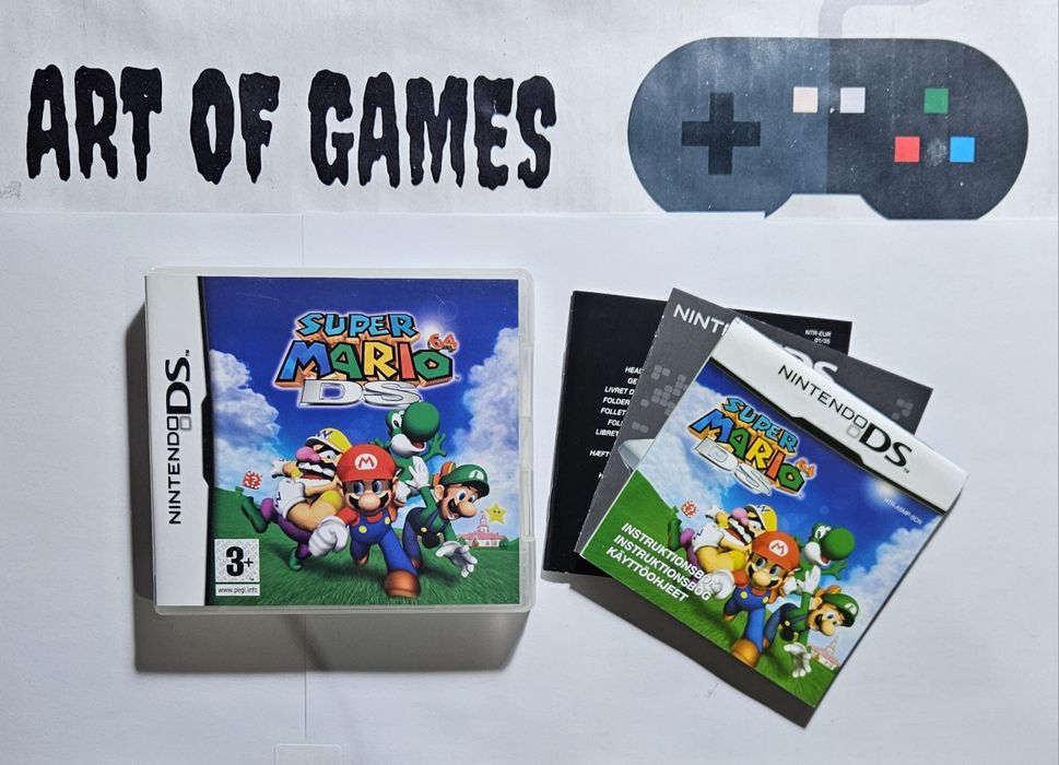 Super Mario 64 Nintendo DS 3DS Komplet ANG