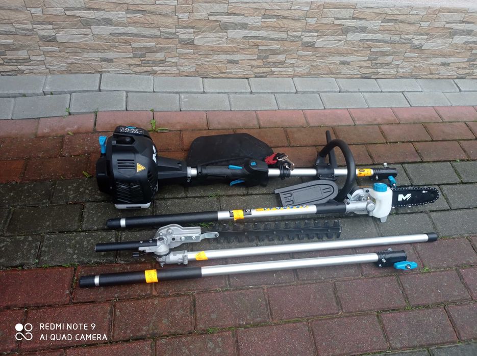 Pila spalinowa na wysiegniku macalistra+nozyce do tuii