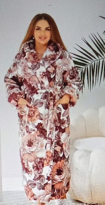 Халат велсофт большого размера