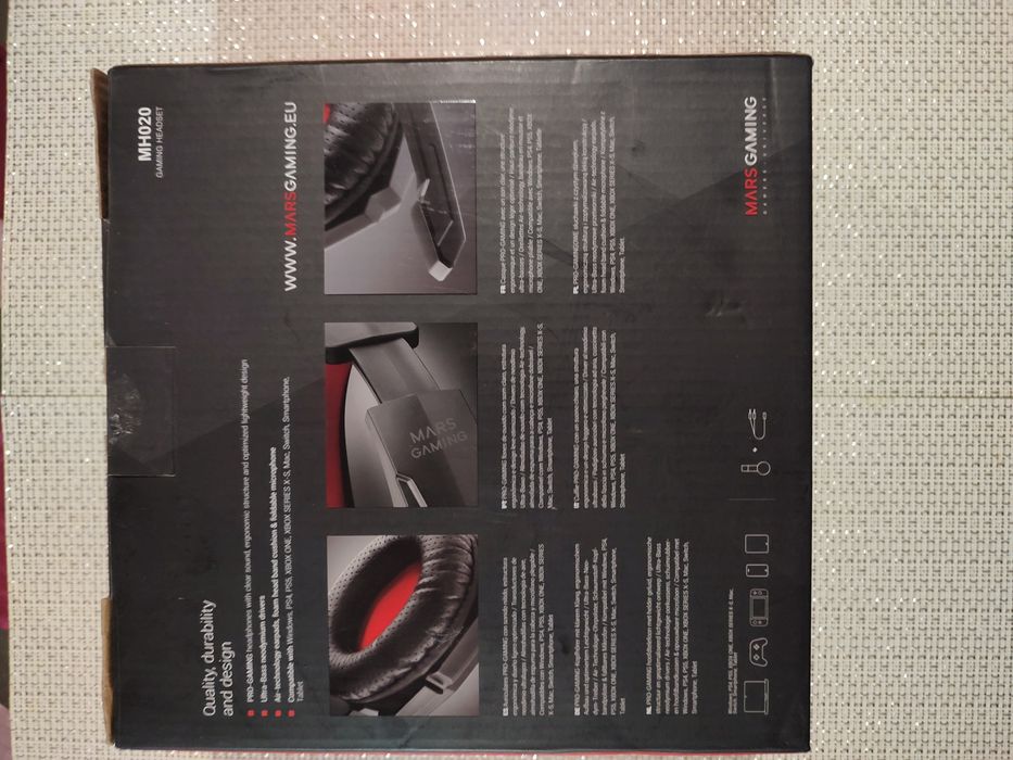 Pro-gamingowe słuchawki MH020