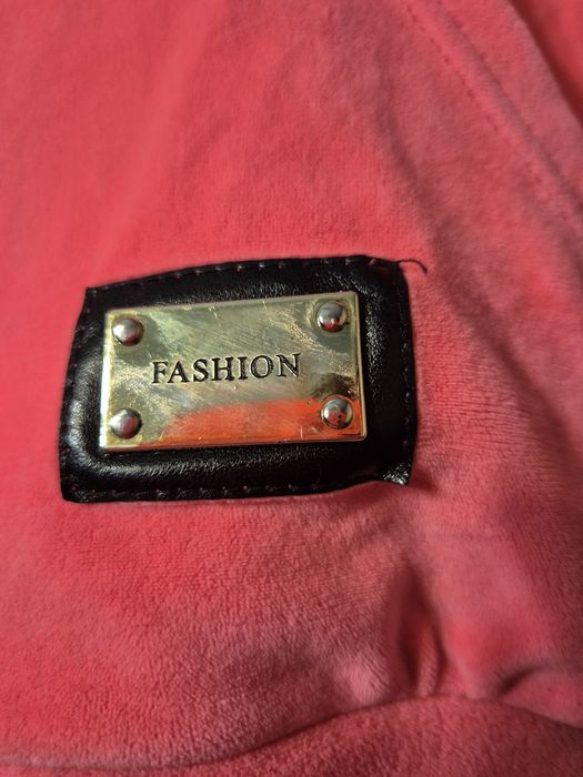 Welurowa neonowa bluza