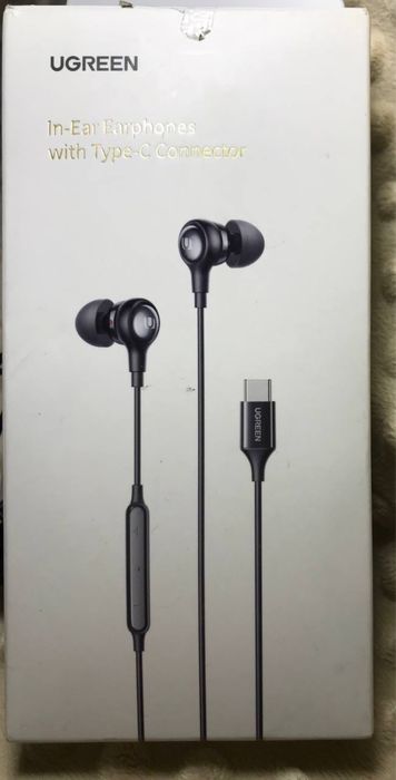 Навушники UGREEN EP103 Hi-Fi Stereo з мікрофоном Black.   Навушники без мікрофона EDX PRO