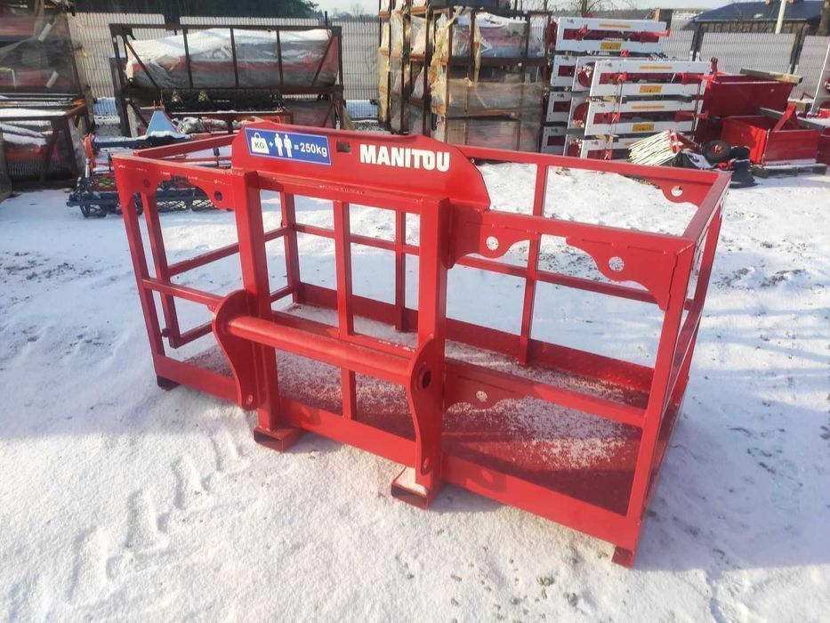 Kosz wysokościowy narzędziowy roboczy ładowarki teleskopowej kołowej